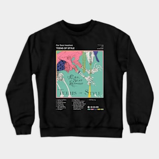 Car Seat Headrest - Teens of Style Tracklist Album Crewneck Sweatshirt